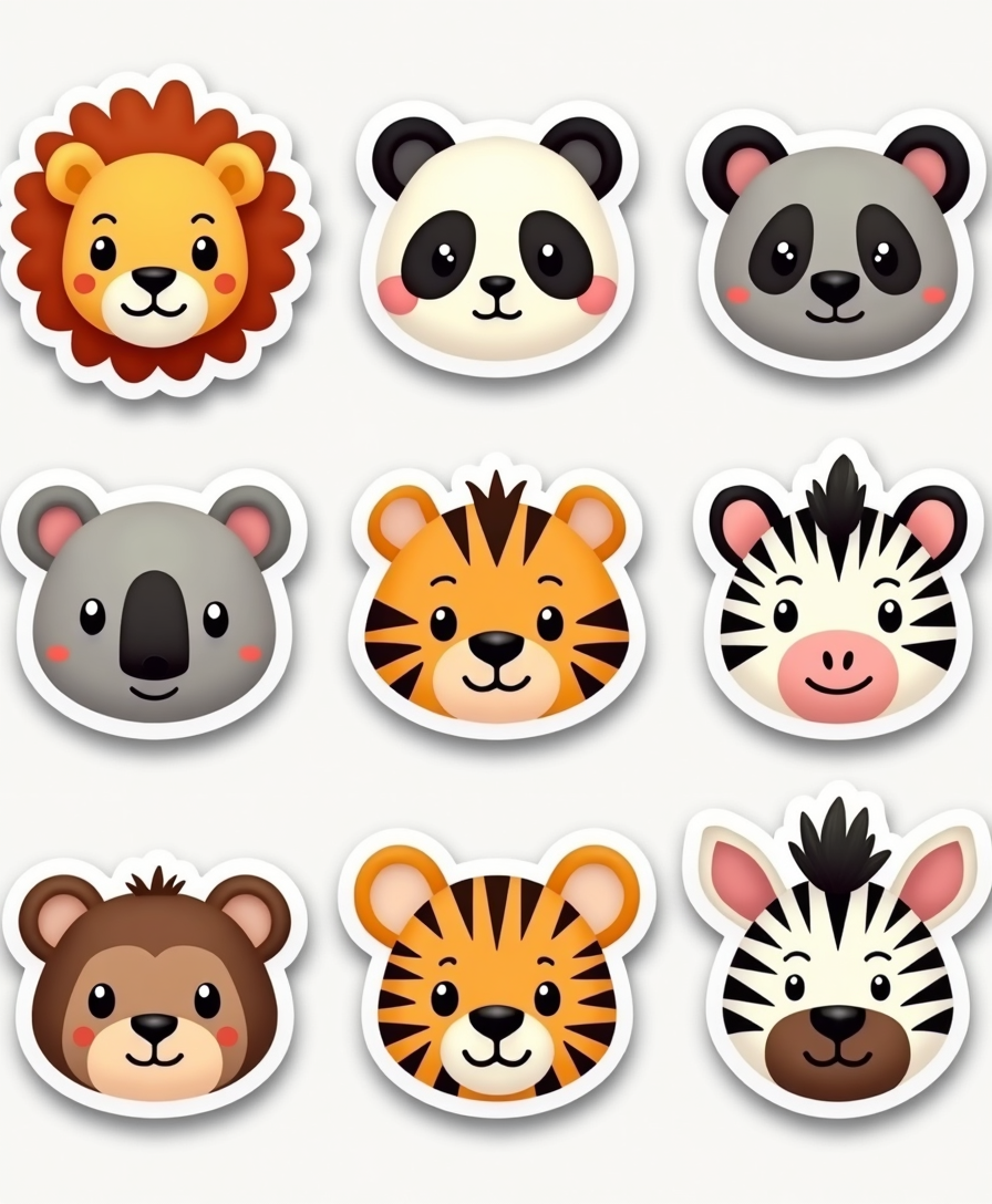Animals & Wildlife - Sticker Sheet v35